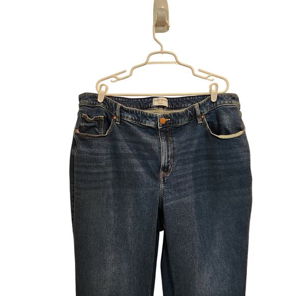 Lane Bryant Casual Mid Rise Boyfriend Jeans Blue Denim Dark Wash Y2K Size 22 - Picture 4 of 10
